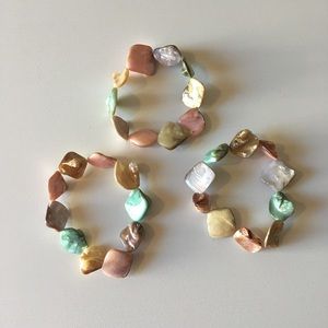 CHARMING CHARLIE 🏖 Beach Stones Bracelet Set